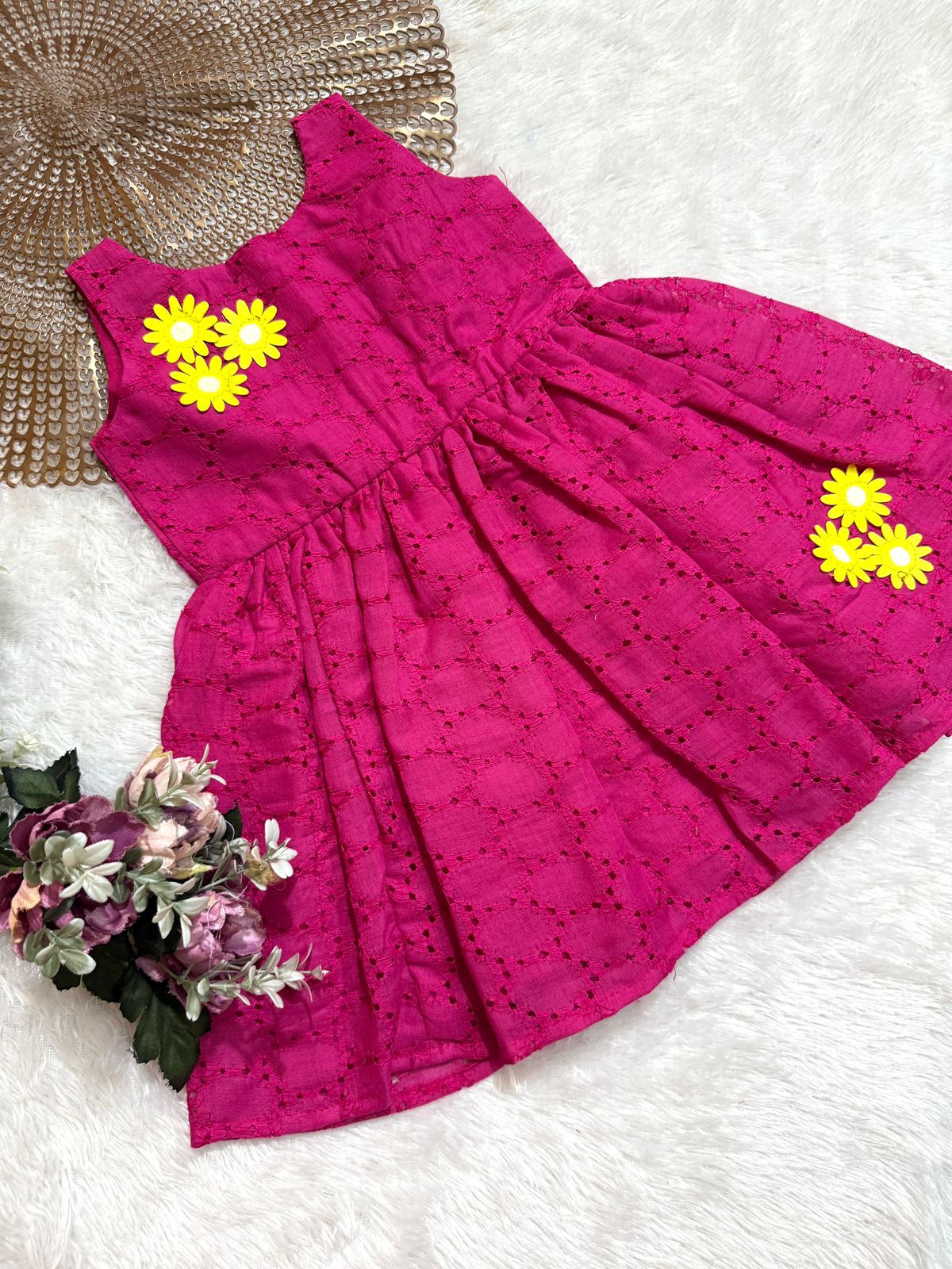 PLAYFULL PRINCESS- DC112 PINK HAKOBA FROCK