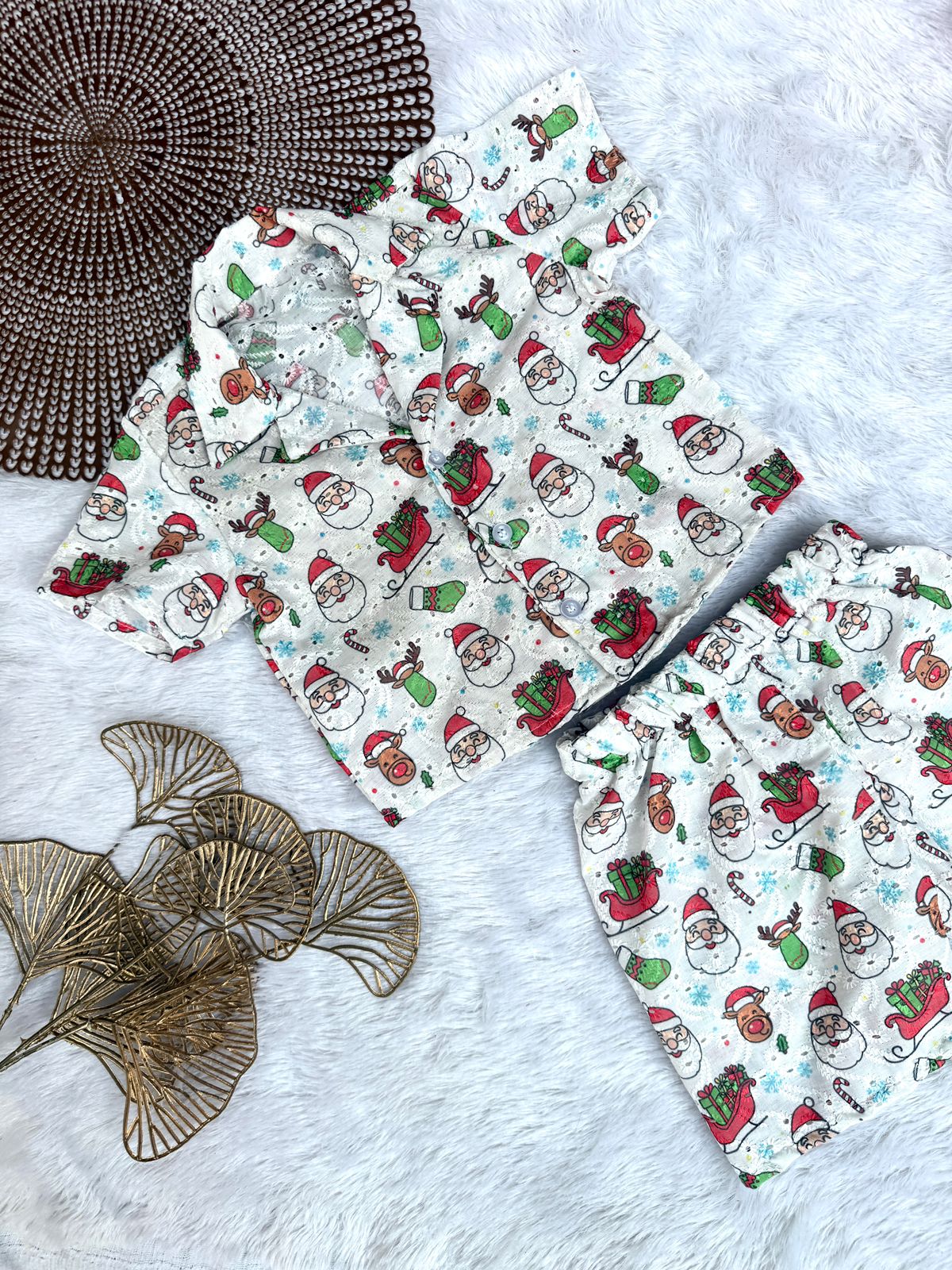 MERRY MINIMUSS- CP038-WHITE GIFT BOYS CO-ORD SET