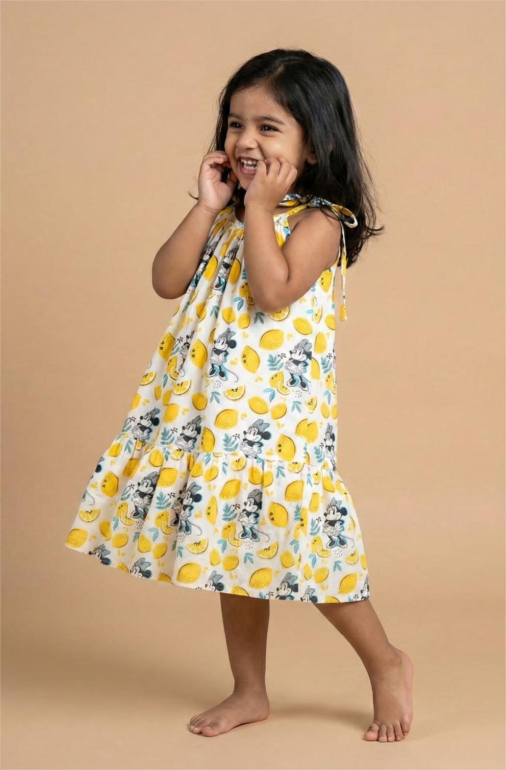 MINI GLOW- CP022 MINNIE  KNOTTED FROCK