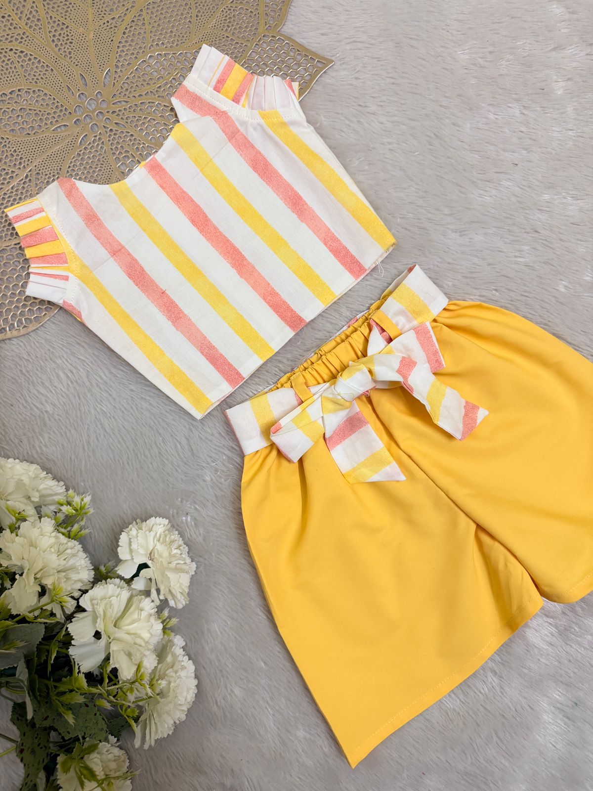 Twinkle - FS038- YELLOW CO-ORD SET