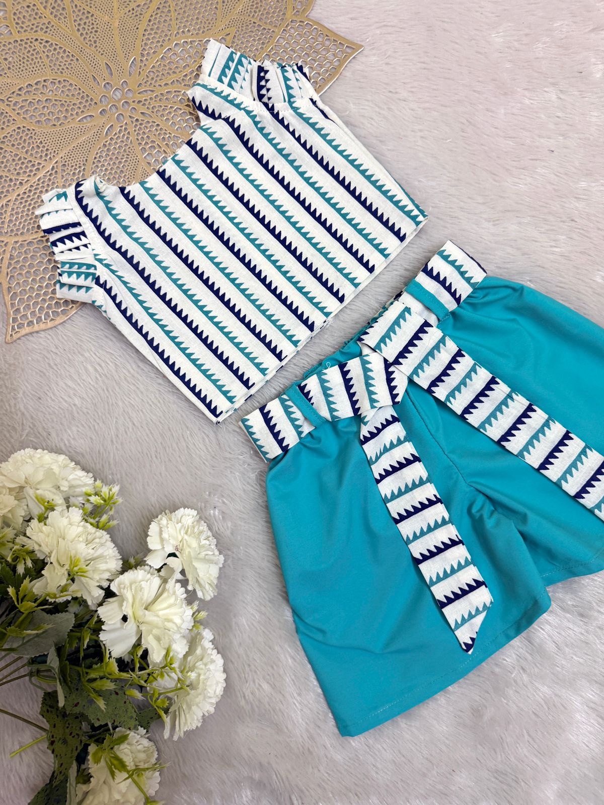 Twinkle - FS037- TEAL CO-ORD SET