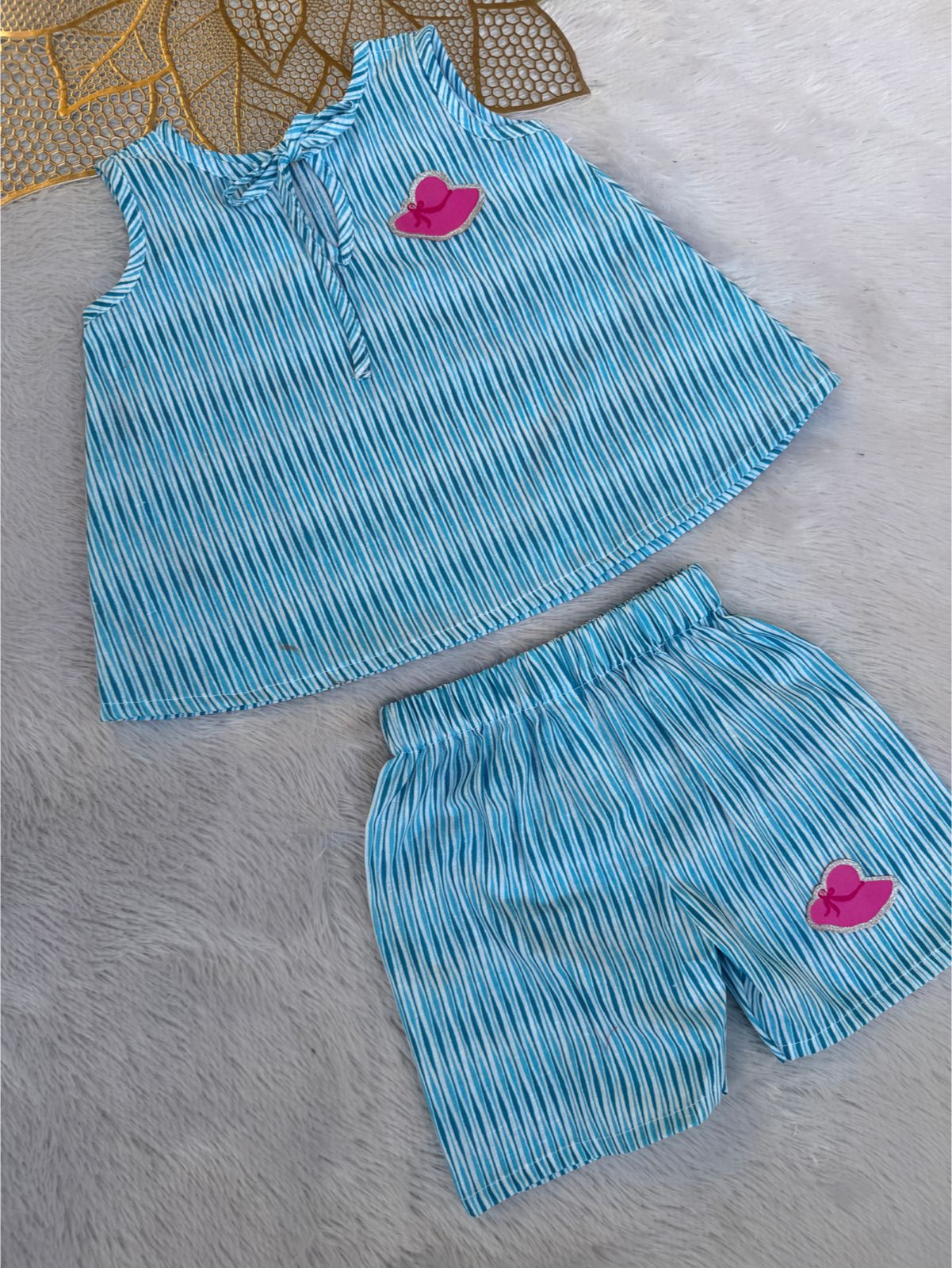 Twinkle - FS041- BLUE COORD SET