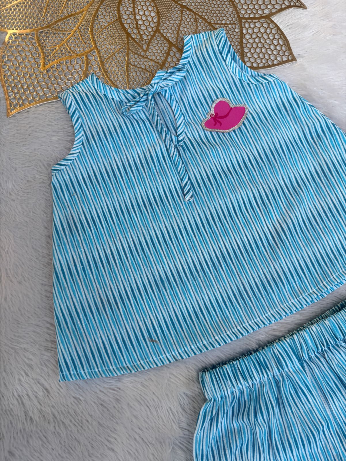 Twinkle - FS041- BLUE COORD SET