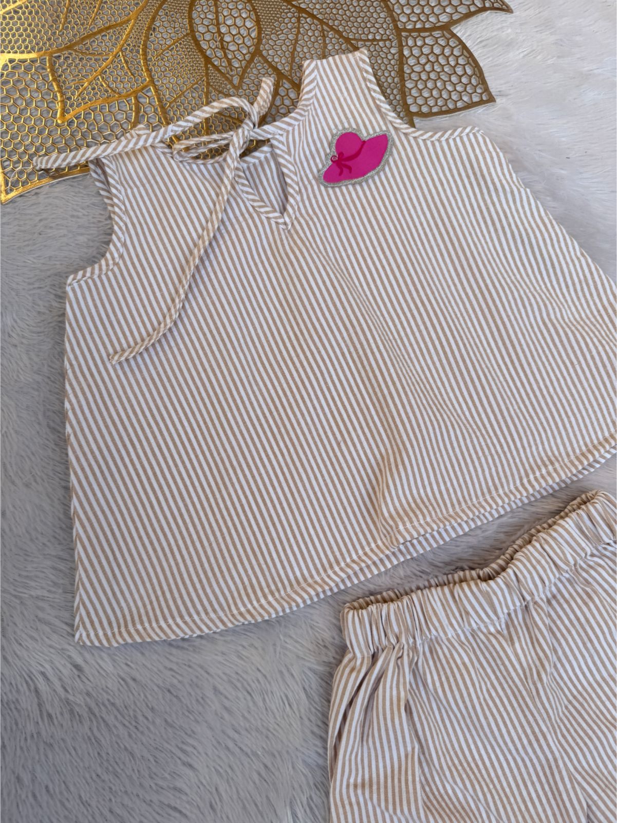 Twinkle - FS043- OATMEAL COORD SET