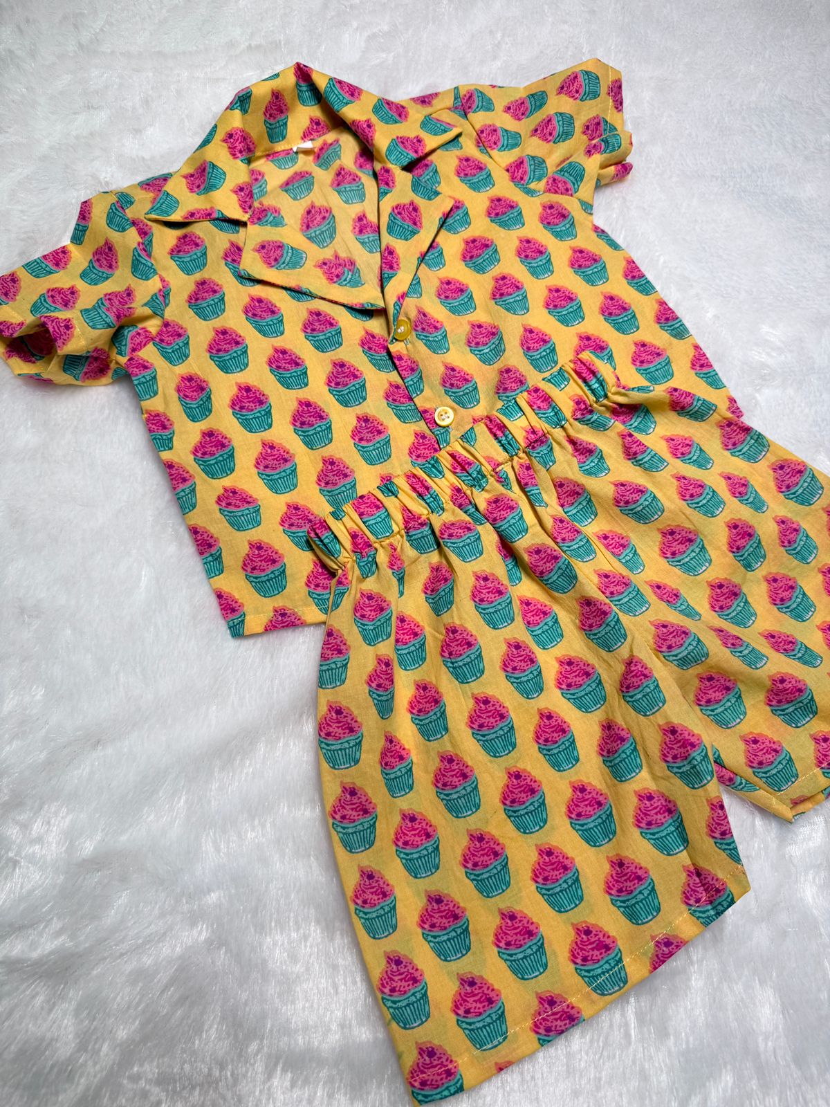 DAILY PLAY- U005 YELLOW CUPCAKE CO-ORD SET