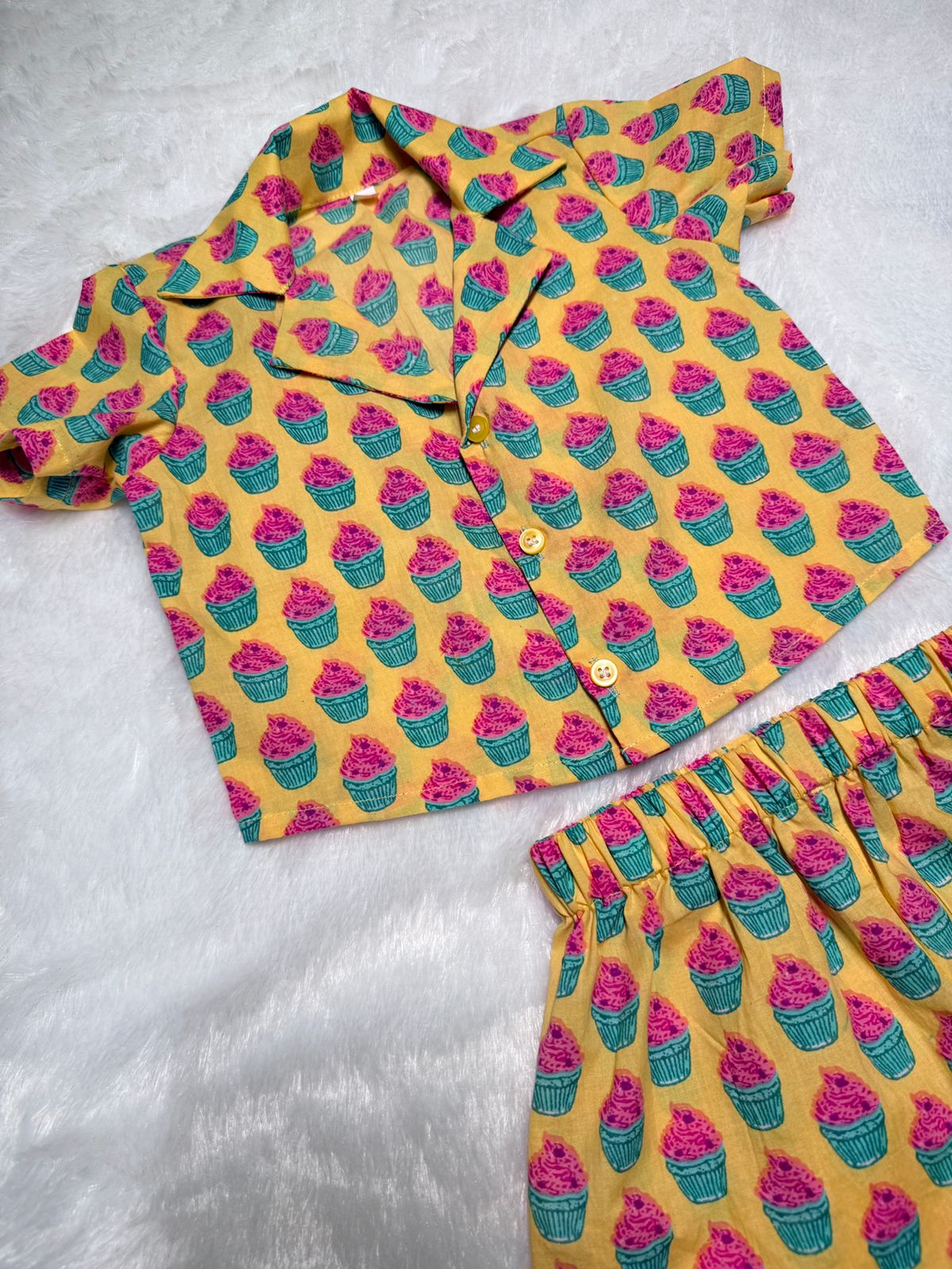 DAILY PLAY- U005 YELLOW CUPCAKE CO-ORD SET