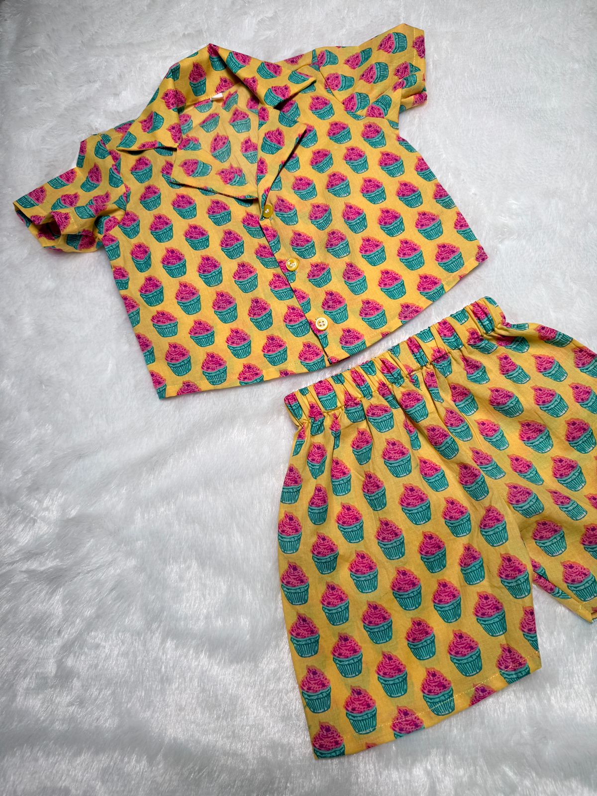 DAILY PLAY- U005 YELLOW CUPCAKE CO-ORD SET