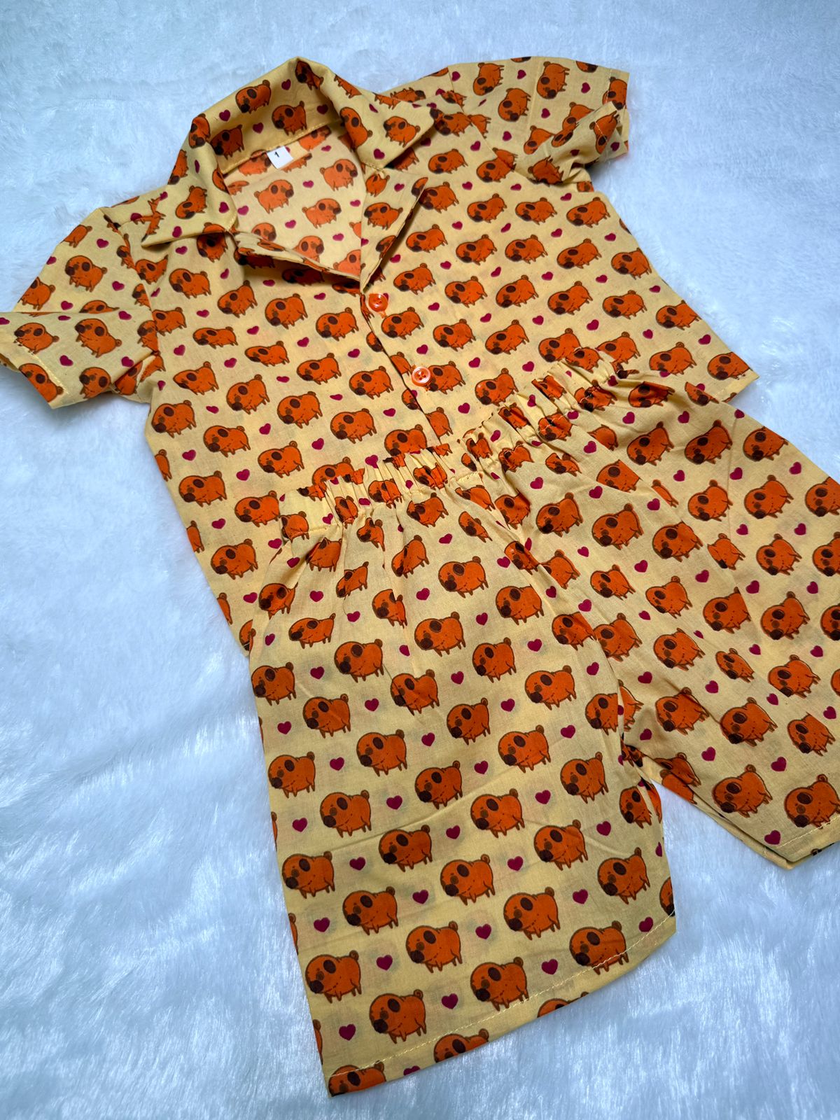 DAILY PLAY- U009 YELLOW PIG CO-ORD SET