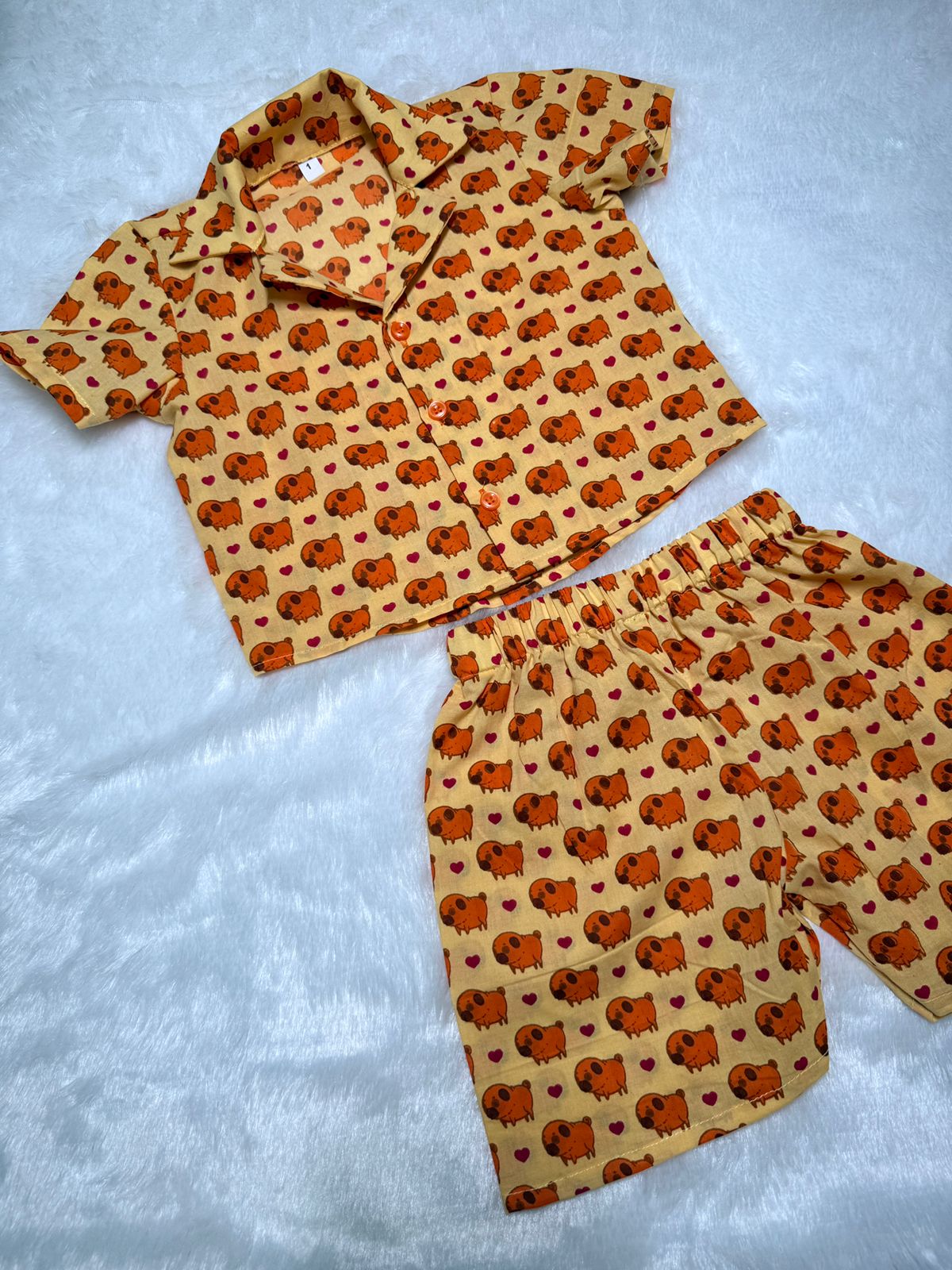 DAILY PLAY- U009 YELLOW PIG CO-ORD SET