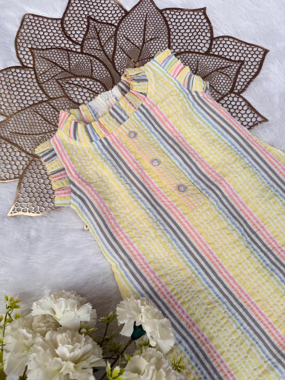 MEGA SALE-MS11- POPCON STRIGHT LINE FROCK