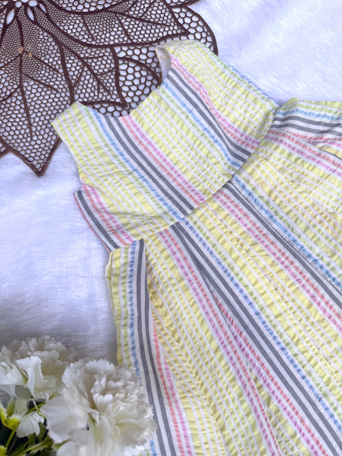 BABY DOLL -M225-  YELLOW  FROCK