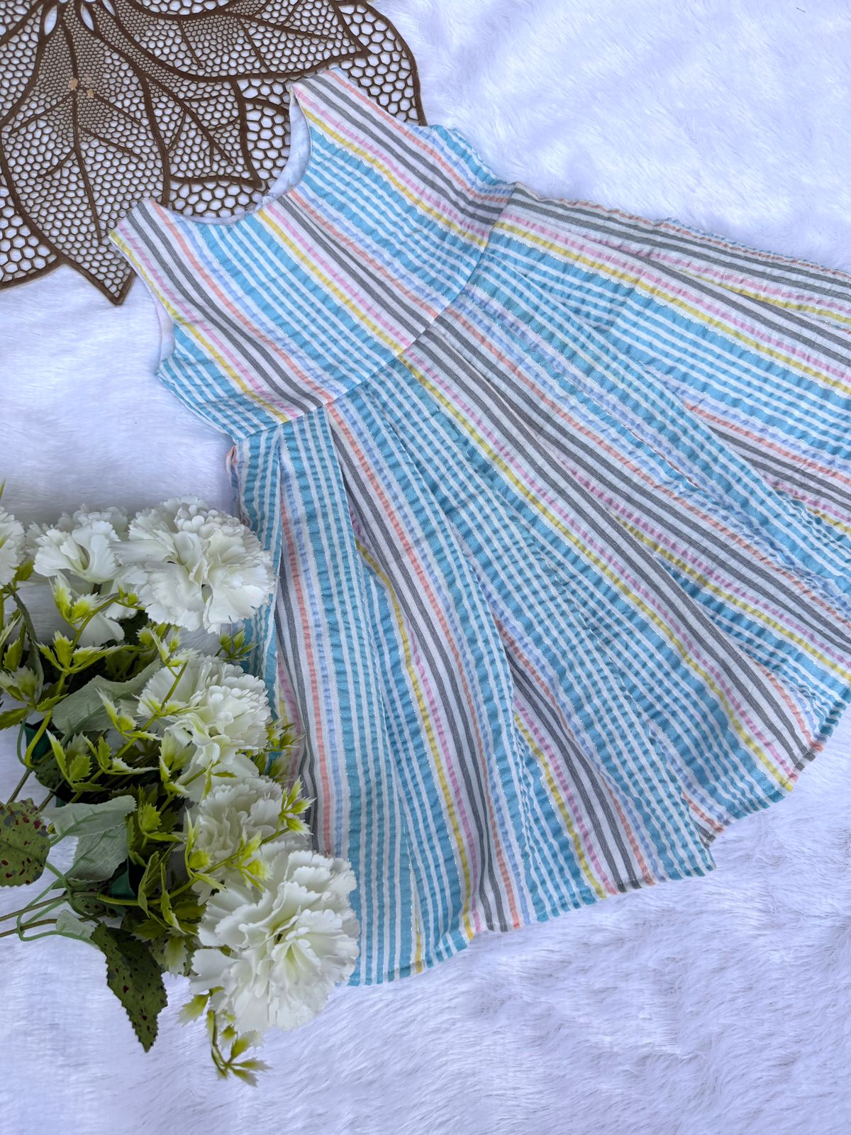 BABY DOLL -M226-  BLUE FROCK