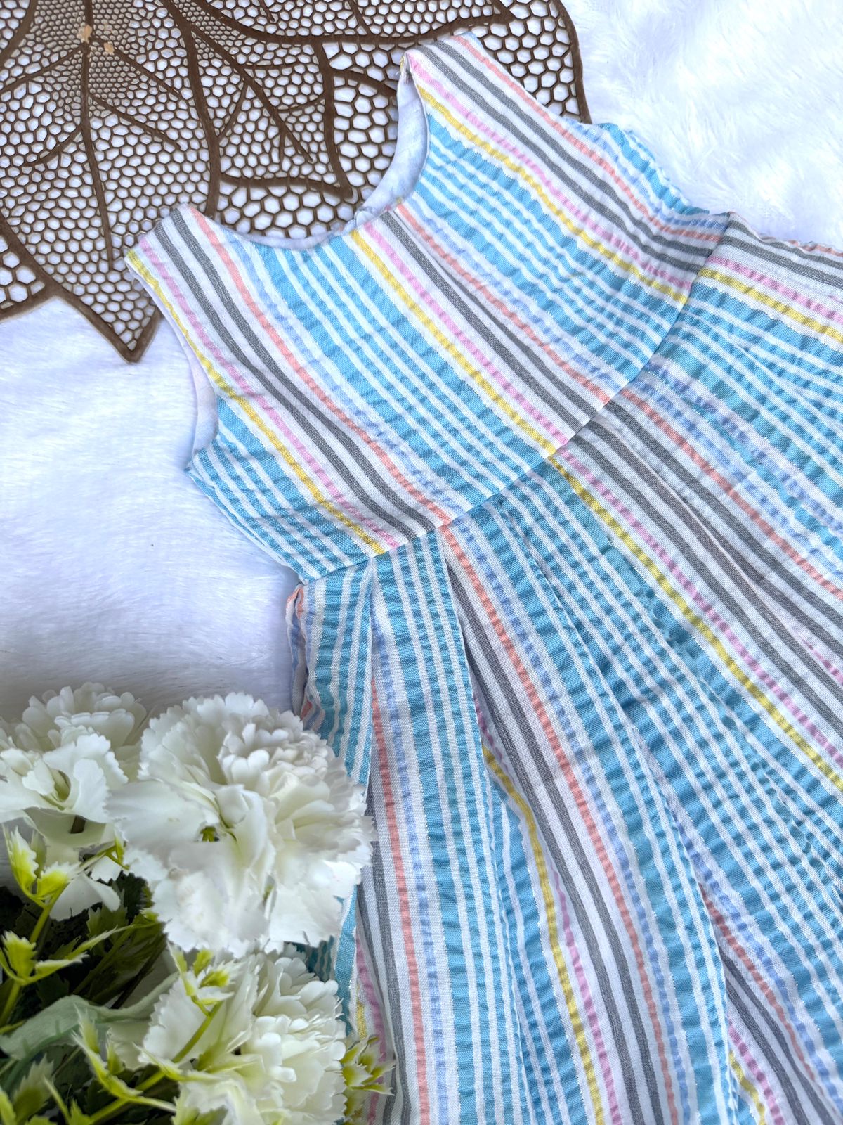 BABY DOLL -M226-  BLUE FROCK