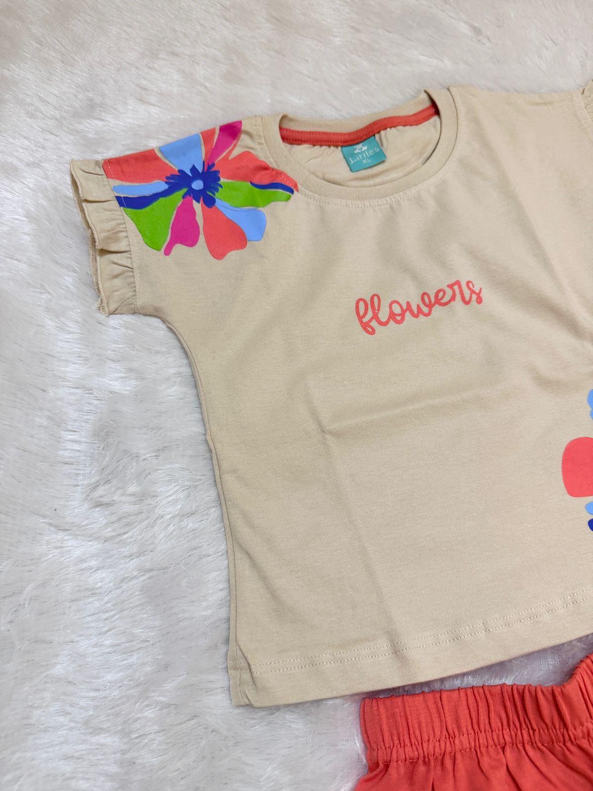 HAPPY LITTLES-HL013 - CAEAM SHORT SET