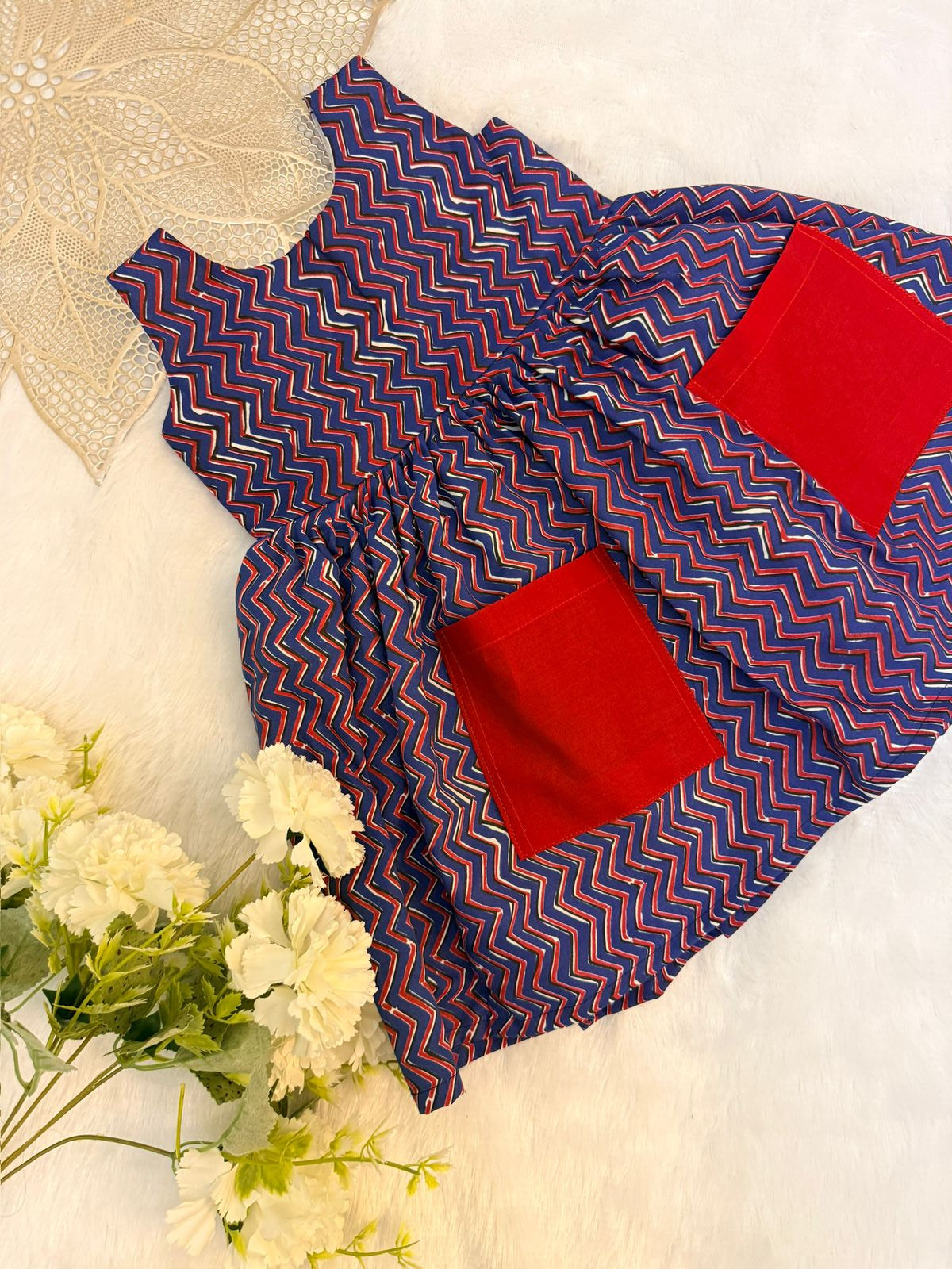 MEGA SALE -M237-  BLUE  FROCK