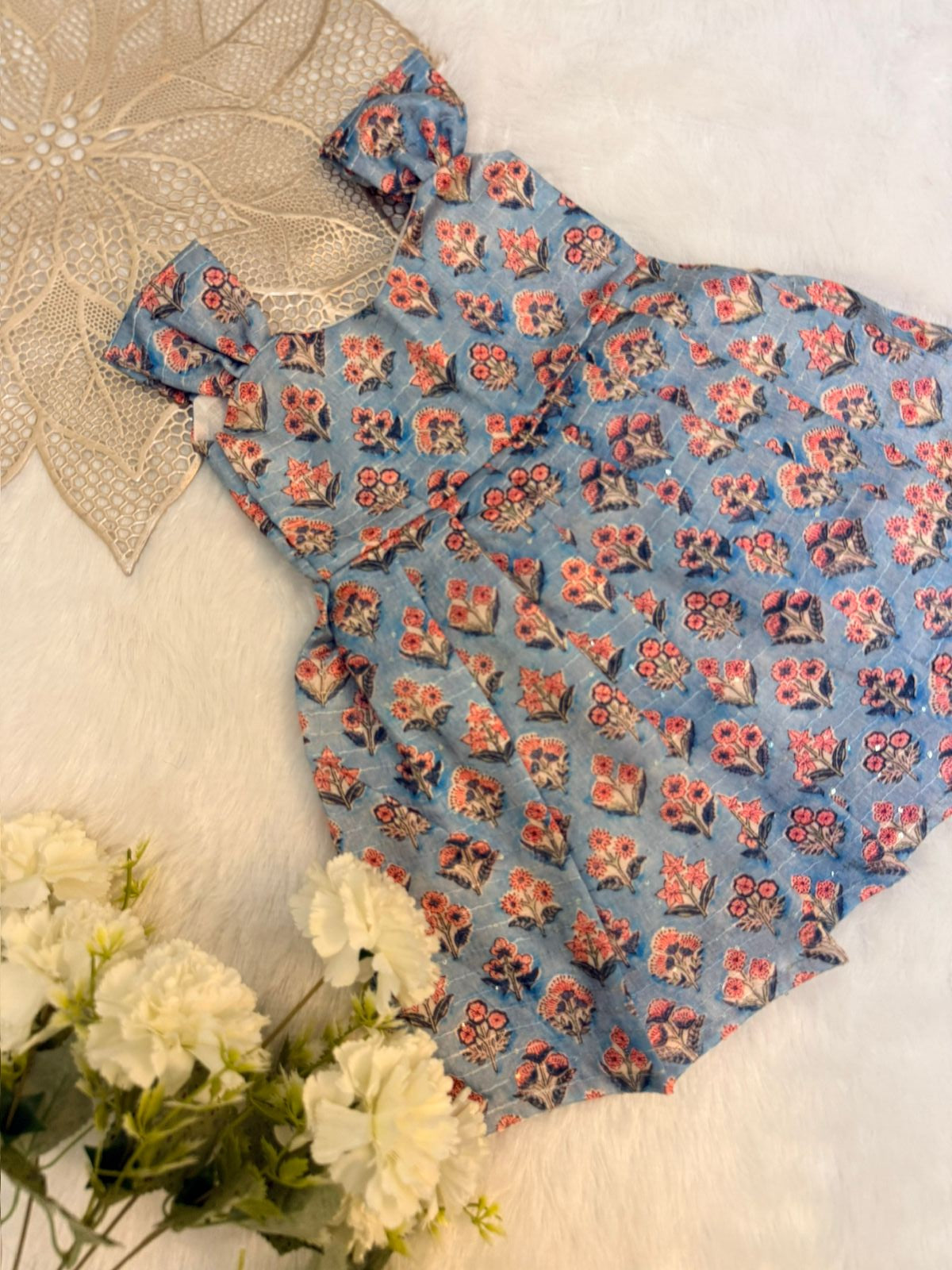 MEGA SALE -M233-  BLUE  FROCK