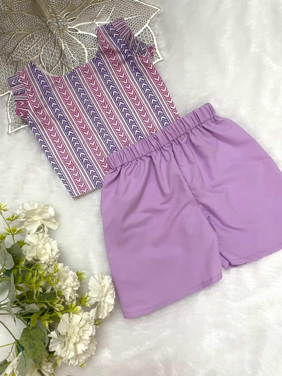 Twinkle - FS036- LAVENDER CO-ORD SET