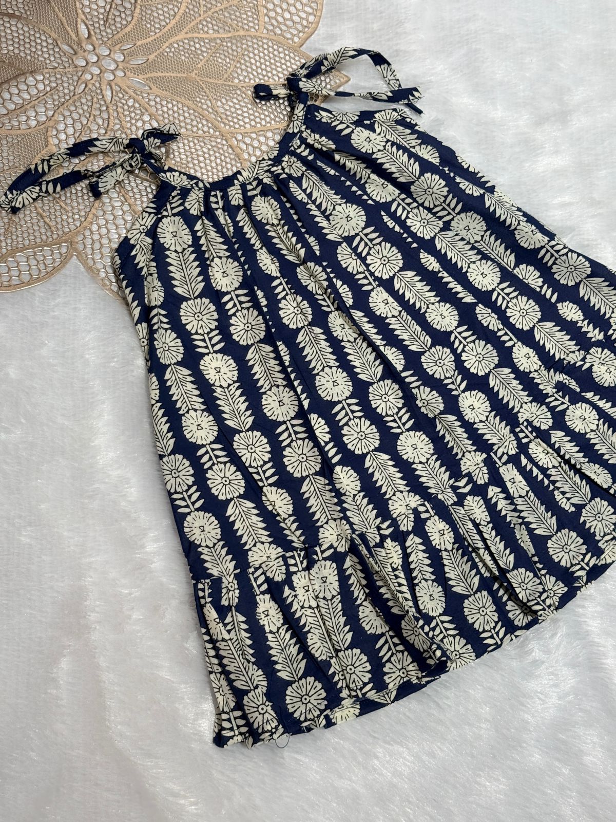 MINI GLOW- SC404-INDIGO  MINIGLOW FROCK
