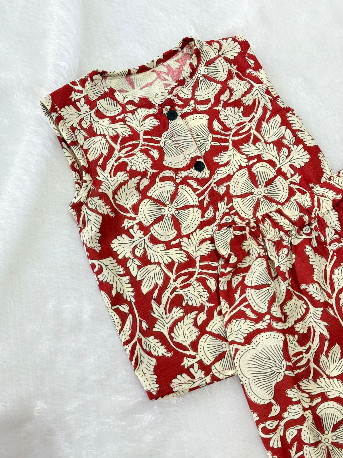 DAILY PLAY-SC504 RUST PAISLEY SUMMER COORD SET