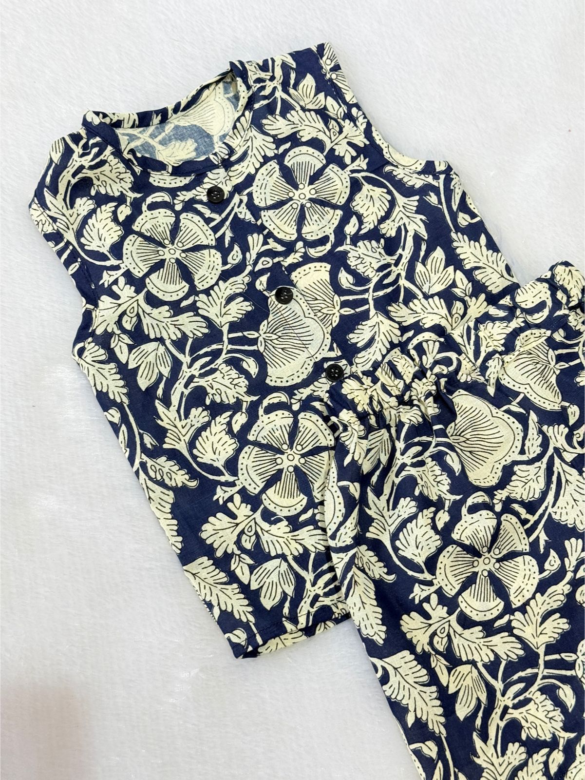 DAILY PLAY-SC505 BLUE PAISLEY SUMMER COORD SET