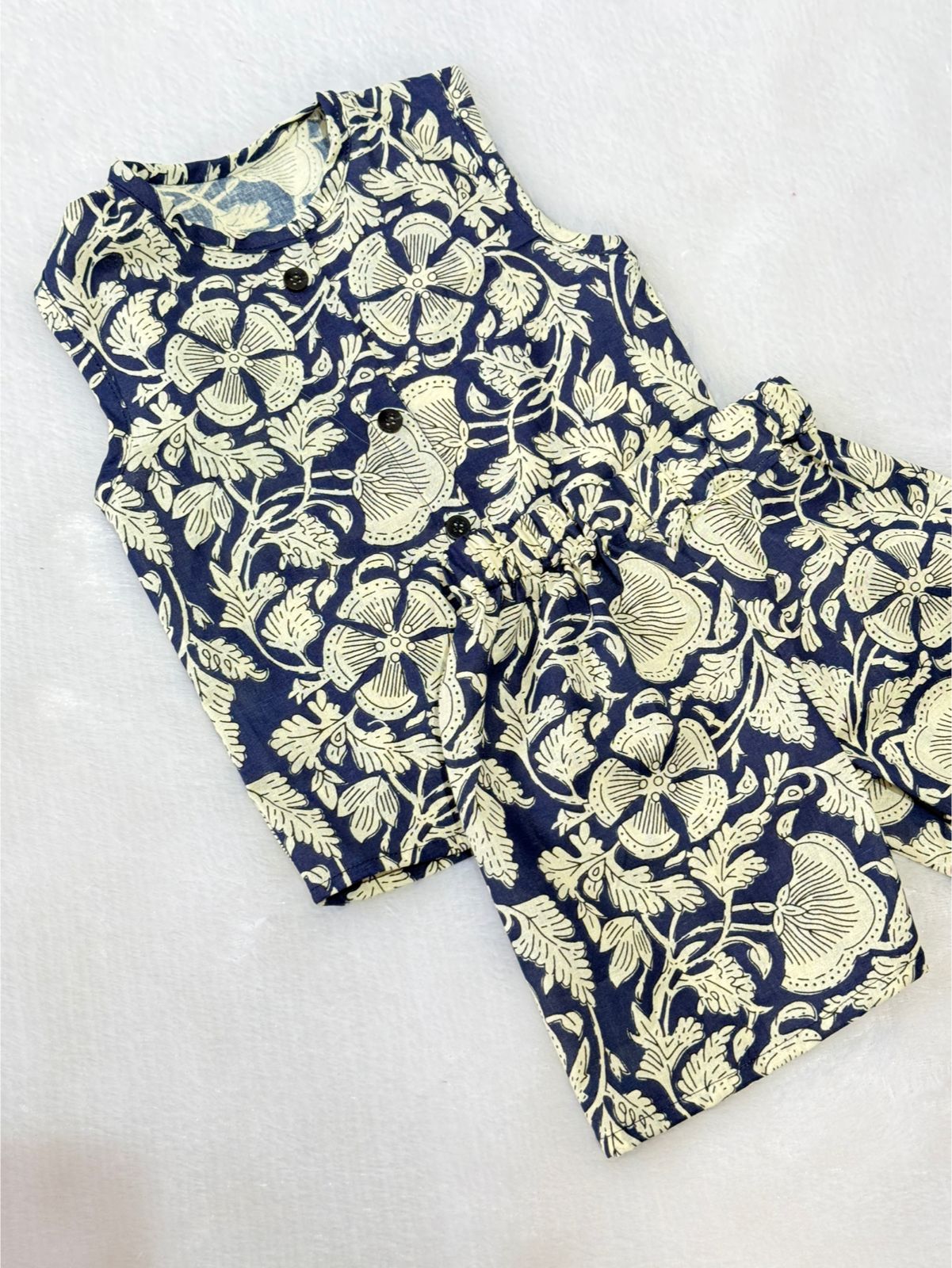 DAILY PLAY-SC505 BLUE PAISLEY SUMMER COORD SET