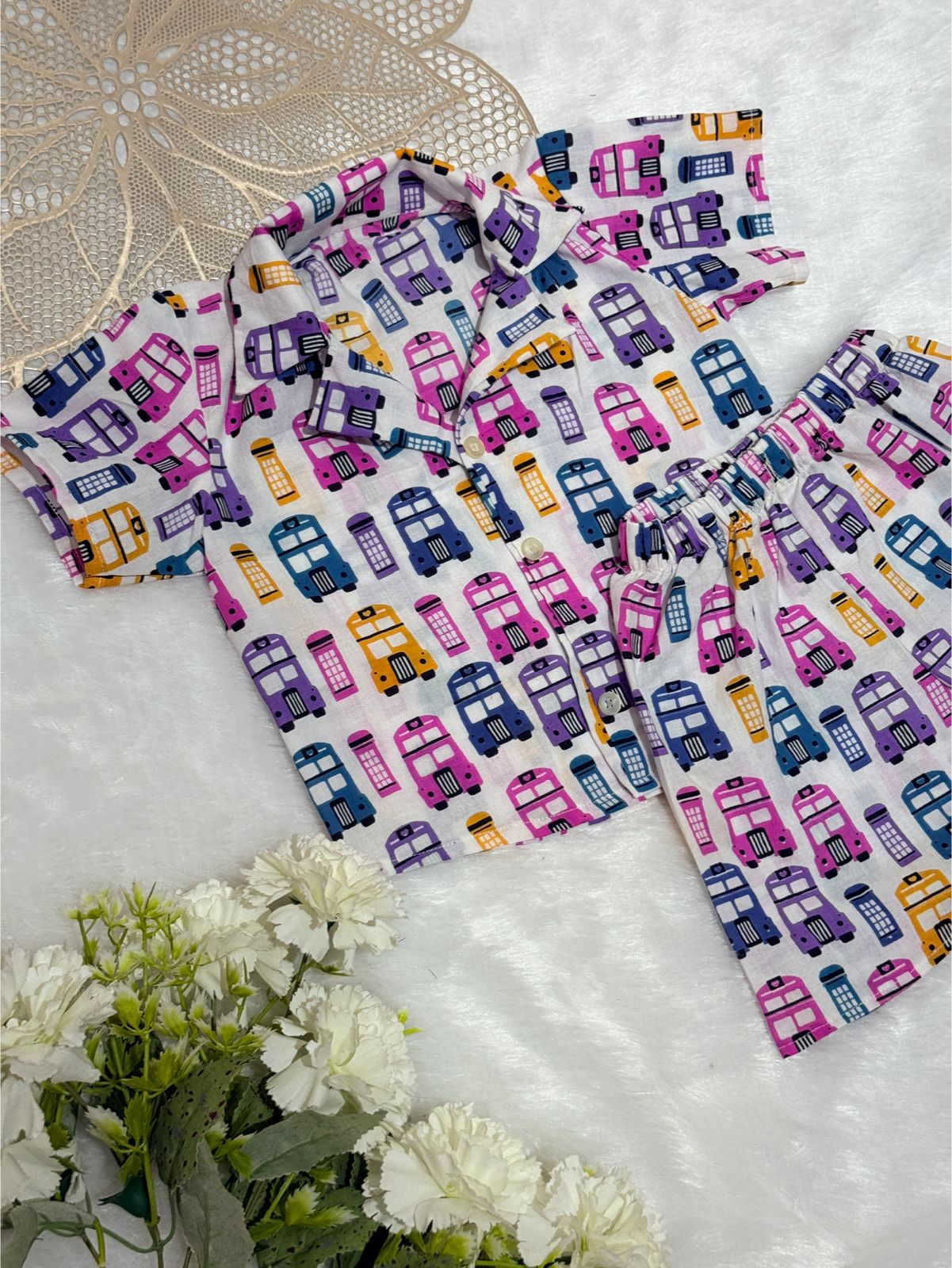 DAILY PLAY- SS608 WHITE CO-ORD SET