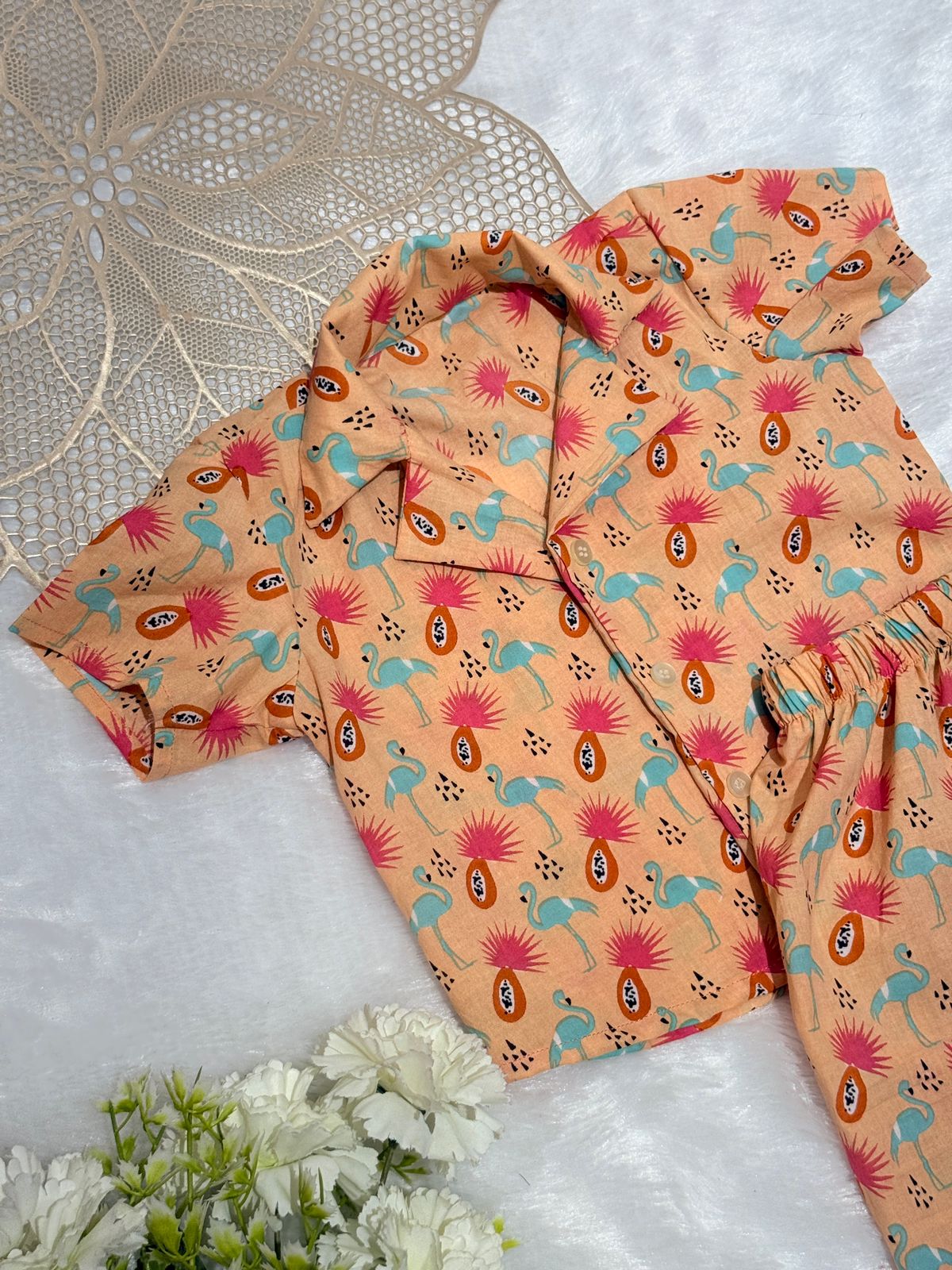 DAILY PLAY- SS607 PEACH CO-ORD SET