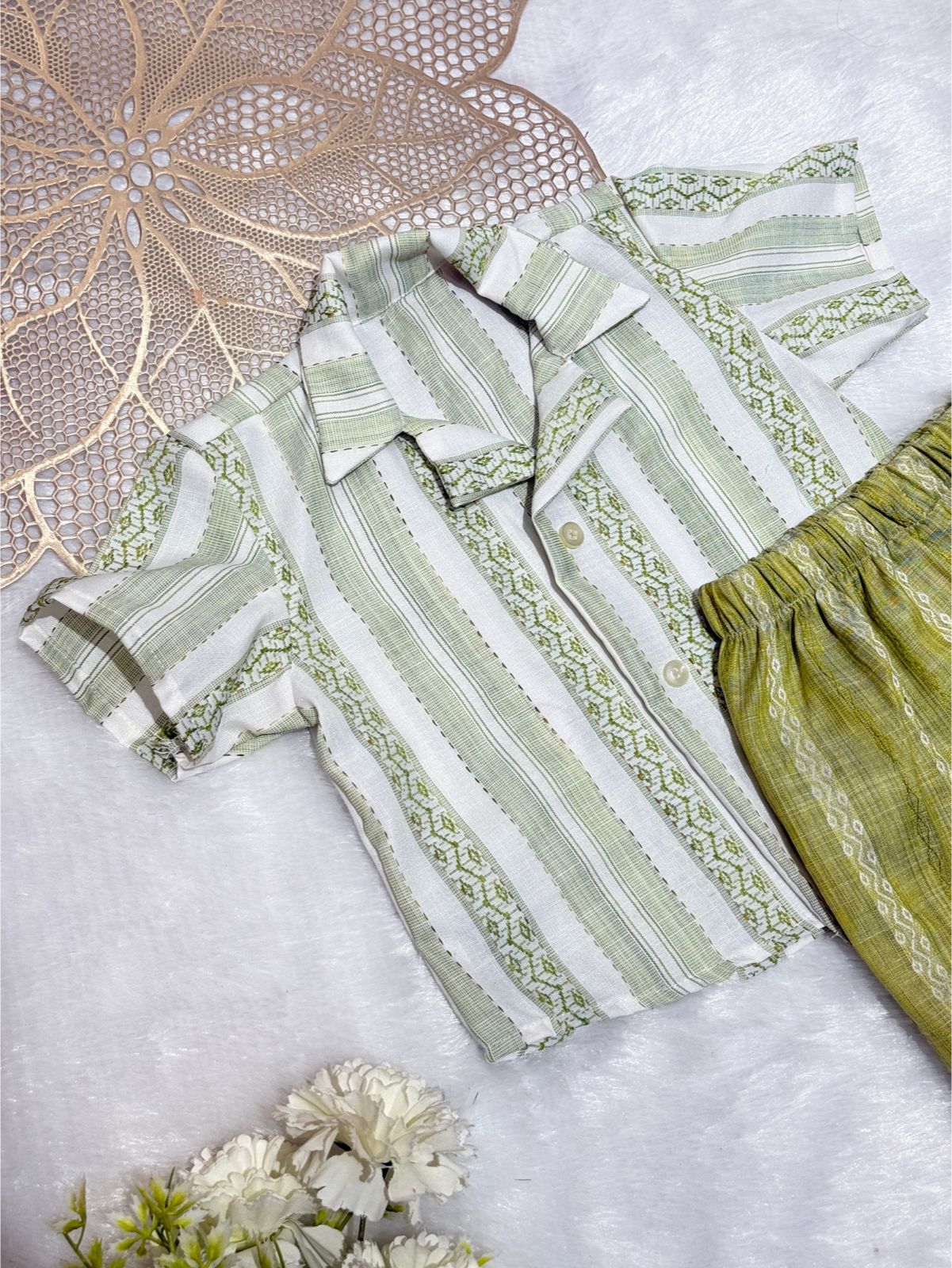 DAILY PLAY- SS602 GREEN CO-ORD SET