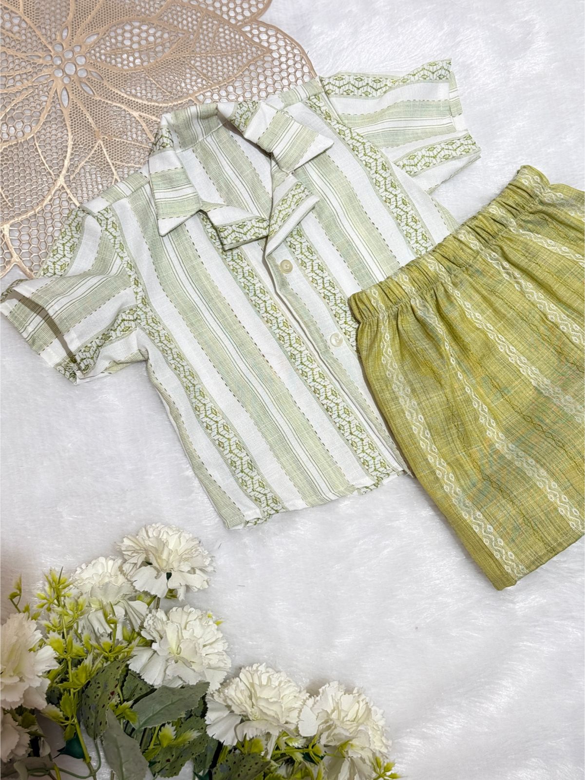 DAILY PLAY- SS602 GREEN CO-ORD SET