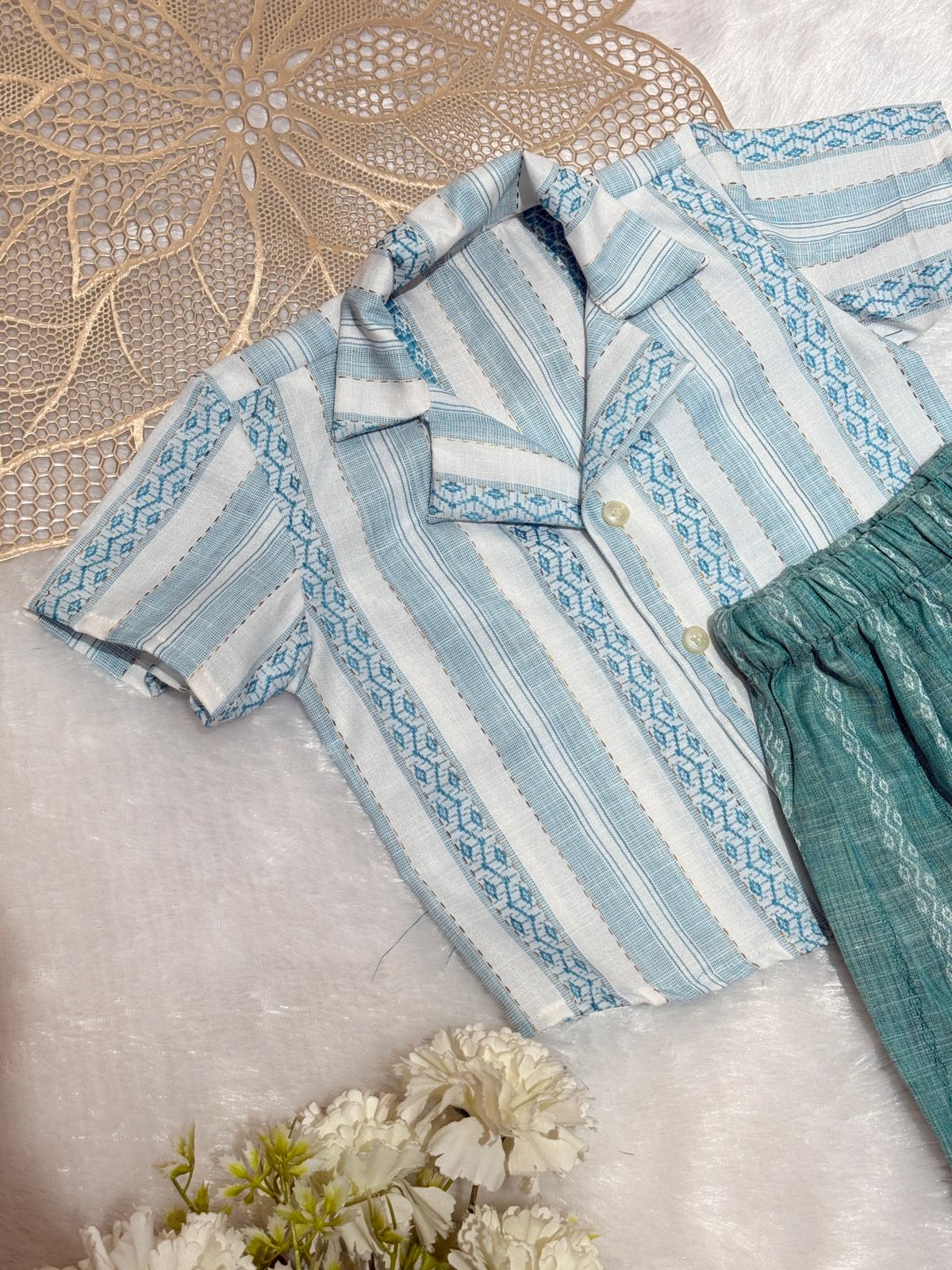 DAILY PLAY- SS603 TEAL CO-ORD SET