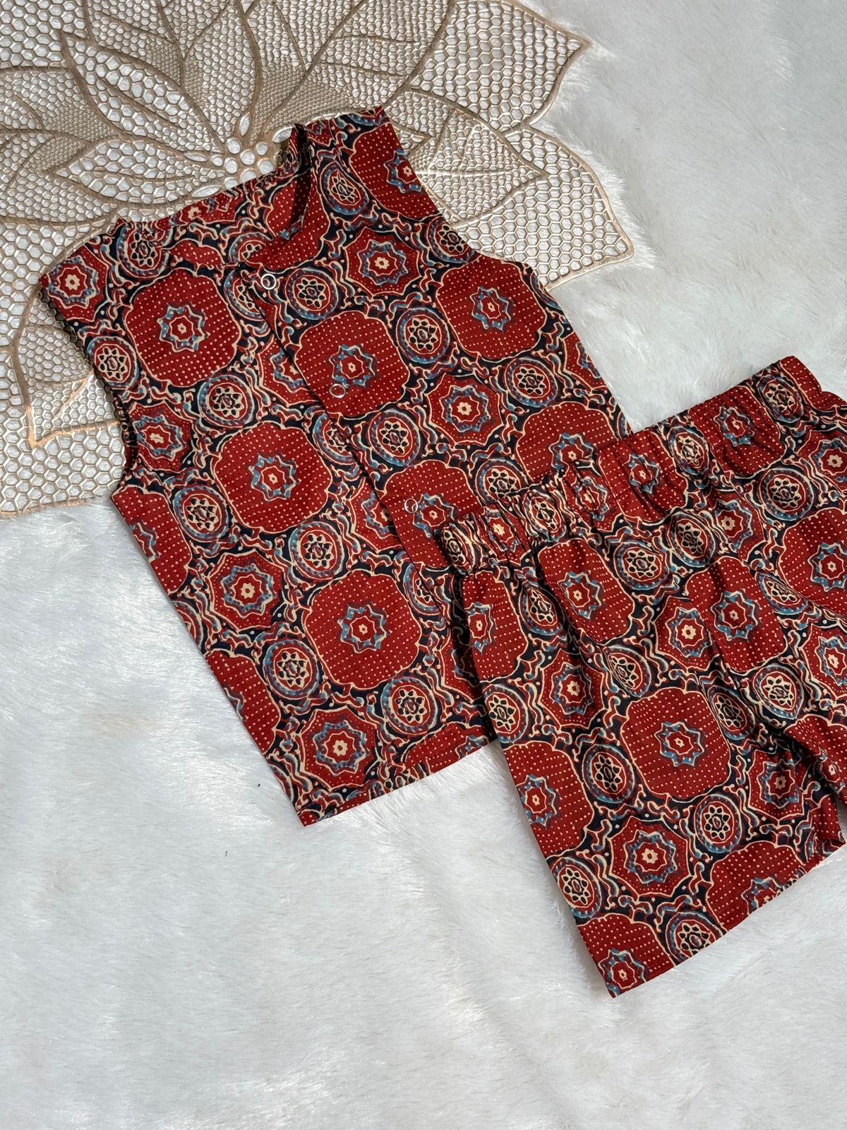 DAILY PLAY -SC815- RUST RED COORD SET