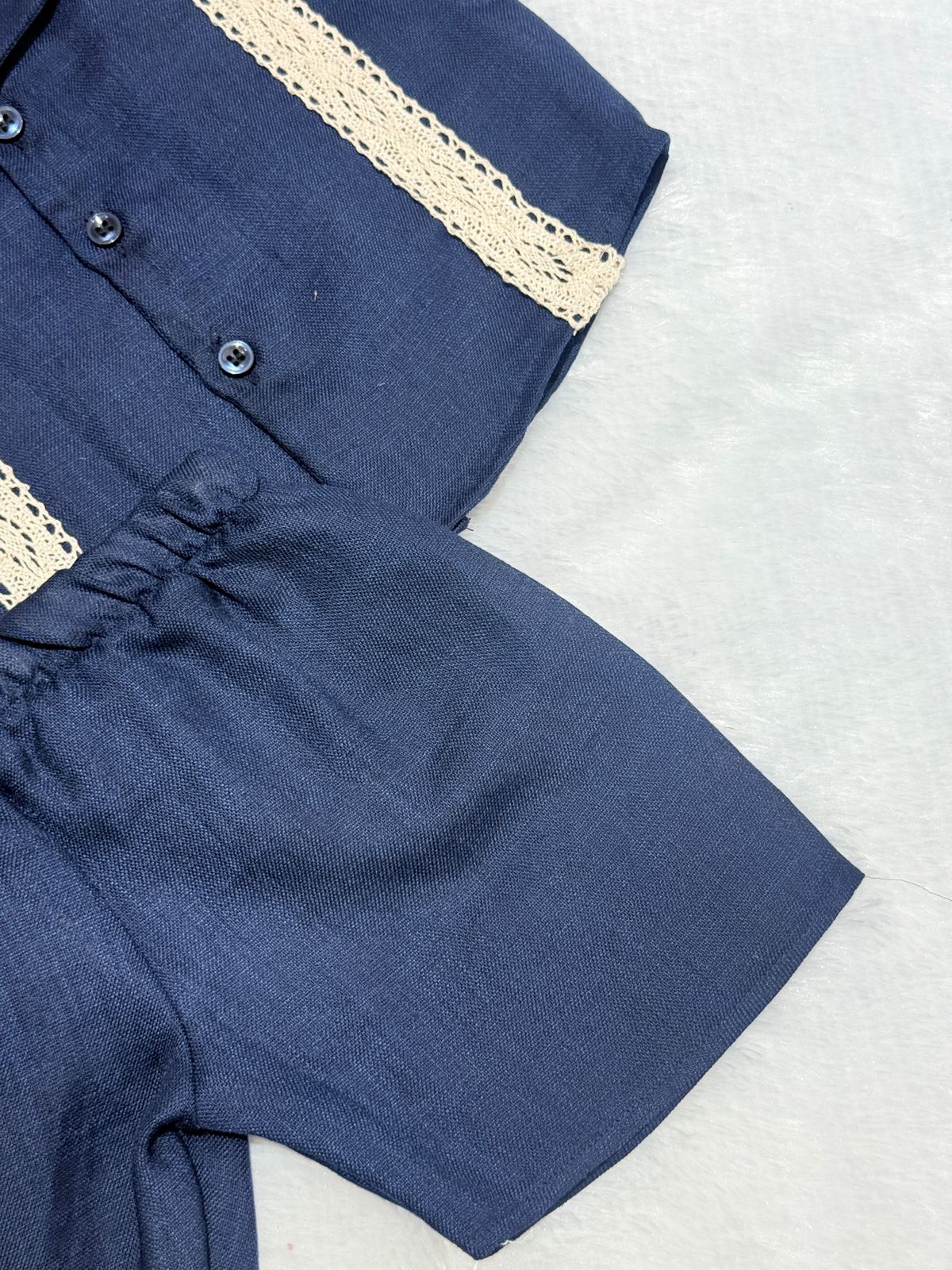 DAILY PLAY- NSC018-ROYAL BLUE LACE CO-ORD SET