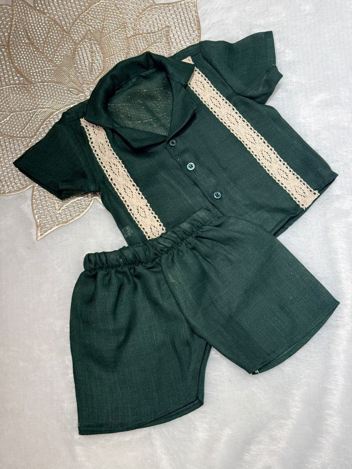 DAILY PLAY- NSC015-EMERALD LACE CO-ORD SET