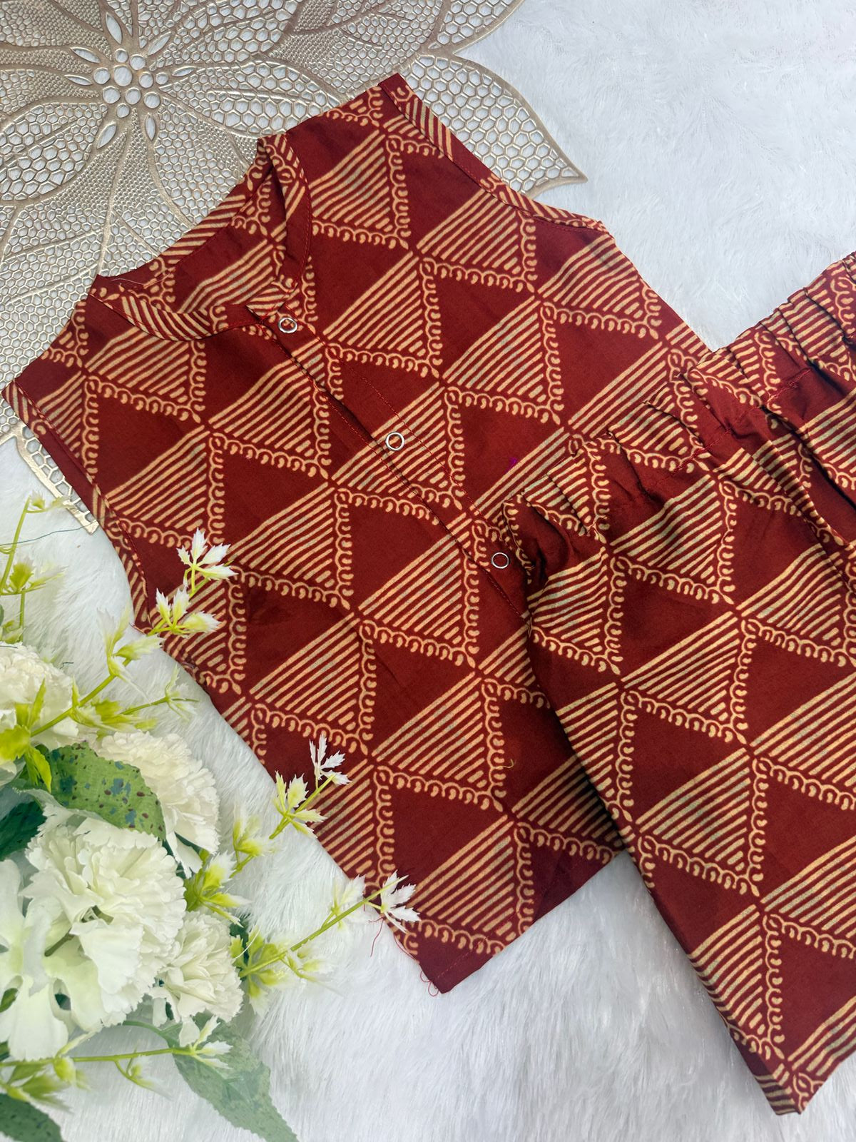 DAILY PLAY -NSC010-SADDLE BROWN COORDSET