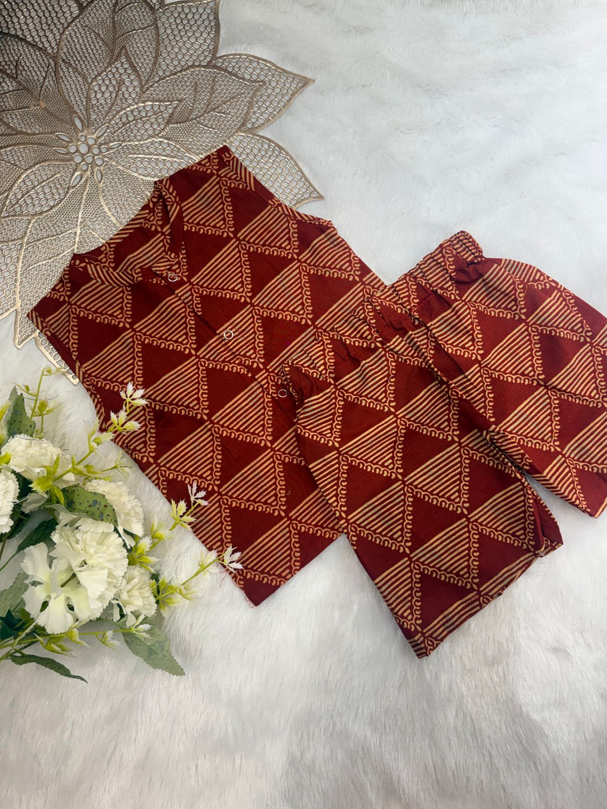 DAILY PLAY -NSC010-SADDLE BROWN COORDSET