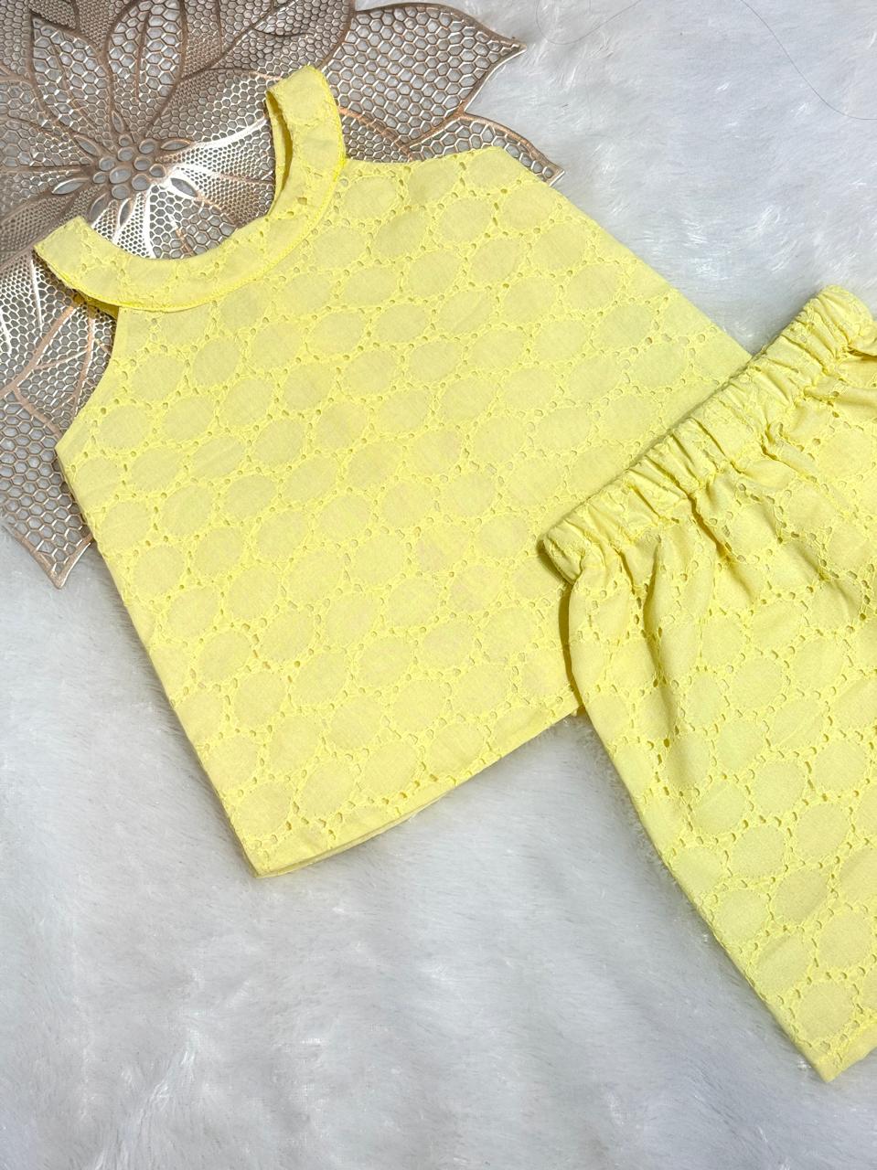 WONDERLAND- NY008 YELLOW Hakoba Co-ord